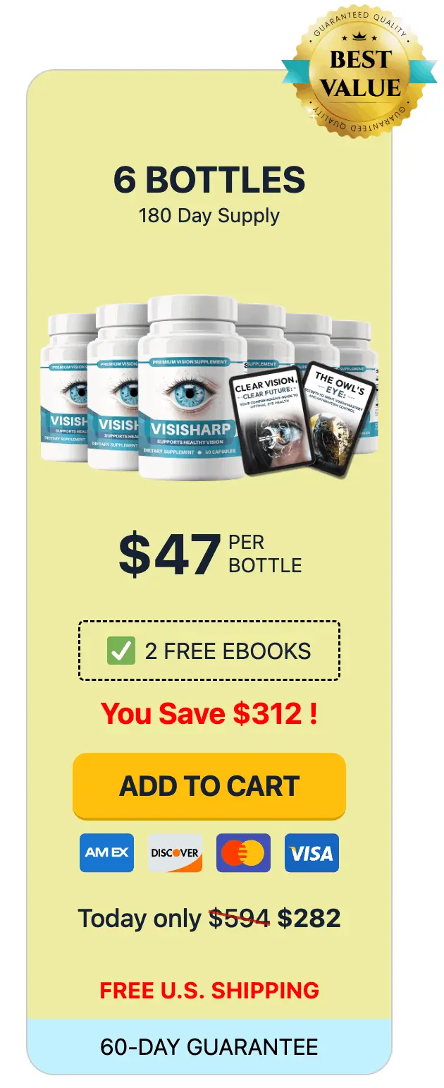 Visisharp 6 bottles
